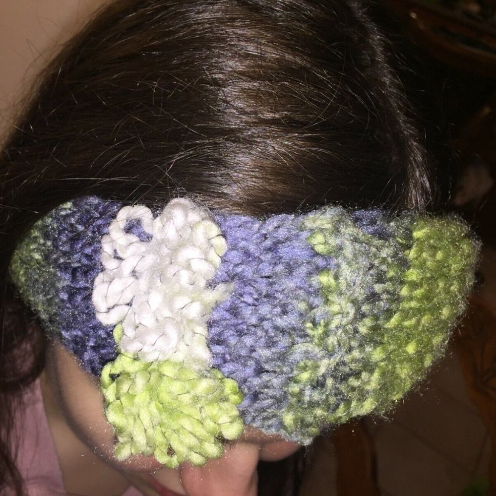 Ear warmer Girls knit head wrap headband crochet ear band